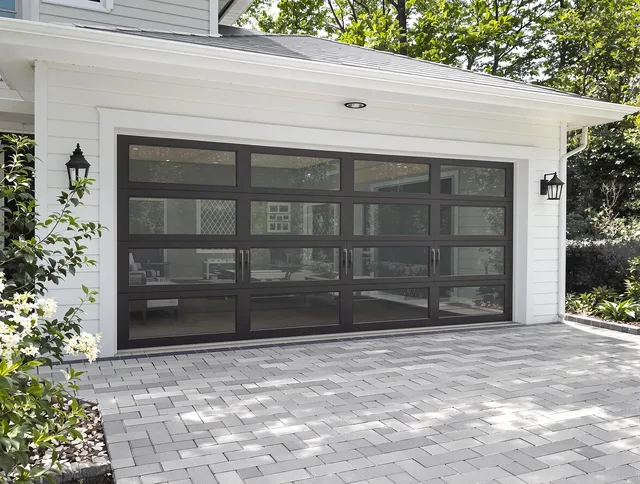 Kingston Garage Door Repair design specialist presenting custom garage door options to Kingston homeowner