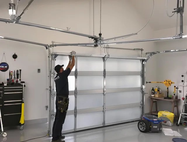 Kingston Garage Door Repair certified team performing precision garage door installation in Kingston