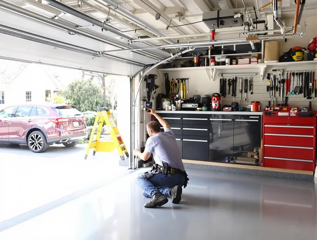 Local garage door repair service by Kingston Garage Door Repair in Kingston