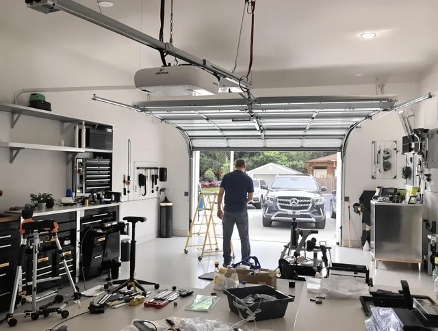 Garage door opener installation by Kingston Garage Door Repair in Kingston