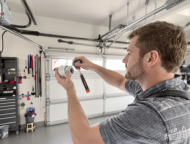 Garage door opener repair service by Kingston Garage Door Repair in Kingston