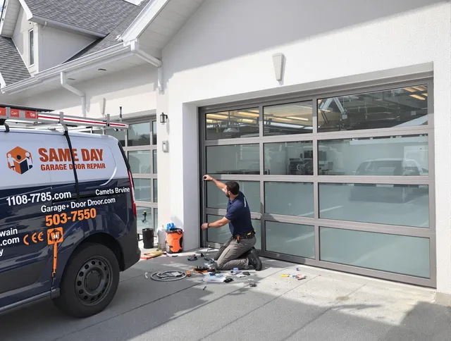 Same-day garage door repair service by Kingston Garage Door Repair in Kingston